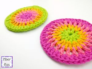 Crochet Trivets Free Pattern Fiber Flux Free Crochet Pattern Simply Cheerful Trivets