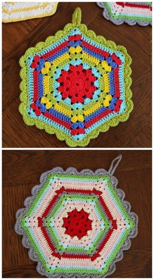 Crochet Trivets Hot Pads Free Pattern 113 Best Crochet Coasters Hotpads Trivets Images On Pinterest