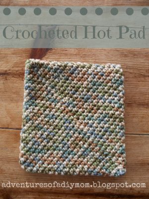 Crochet Trivets Hot Pads How To Crochet A Hotpad Super Easy Version Adventures Of A Diy Mom