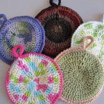Crochet Trivets Hot Pads Pot Holders Circular Potholders The Caped Crocheter