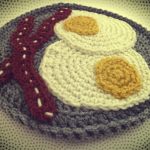 Crochet Trivets Hot Pads Pot Holders Free Eggs Bacon Potholder Crochet Pattern Book People Studio