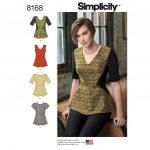 Darts Sewing Blouses Simplicity Sewing Pattern Misses Structured Peplum Top Darts Size 6