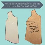 Darts Sewing Blouses Tutorial How To Add A Dart And An Fba To An Unshaped Top