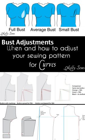 Darts Sewing Tutorials How To Do A Bust Adjustment Melly Sews