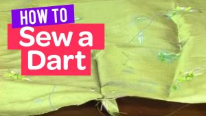 Darts Sewing Tutorials How To Sew A Dart Easy Beginner Tutorial Youtube