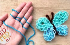 Diy Knitting Projects Easy Finger Knitting How To Diy Yarn Butterfly Youtube