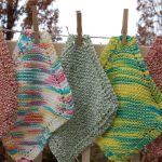 Diy Knitting Projects Knitted Dishcloths Pink Polka Dot Creations