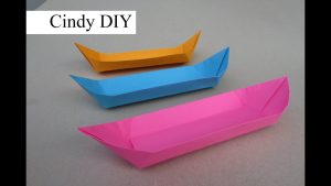 Diy Origami Easy Boat Origami Easy Tutorial Craft For Kids Cindy Diy World Of