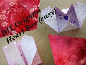 Diy Origami Easy Diy Origami Heart Box Secret Message Easy 15 Steps