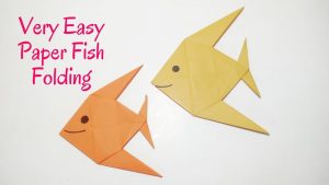 Diy Origami Easy Easy Origami Fish How To Make A Paper Fish Diy Origami Easy