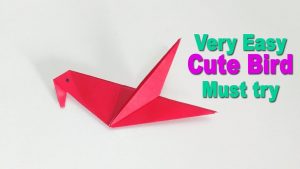 Diy Origami Easy Origami Bird Easy Origami Easy Bird Making Tutorial How To Make