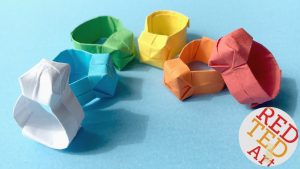Diy Origami Easy Origami Ring Diy Easy Paper Ring Youtube
