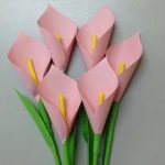 Diy Origami Flowers How To Make Calla Lily Paper Flower Papercraft Pinterest Paper