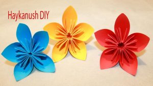 Diy Origami Flowers How To Make Origami Flowers Easy Origami For Beginners Youtube