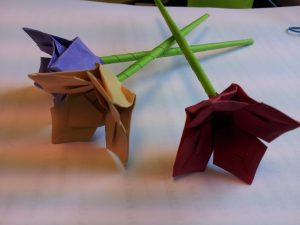 Diy Origami Flowers Paper Moon Tutorial Origami Flower