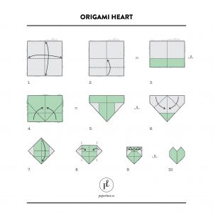 Diy Origami Heart Diy Origami Hearts For Valentines Day Paperlust