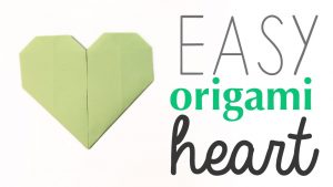 Diy Origami Heart Easy Origami Heart Tutorial Diy Youtube