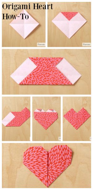 Diy Origami Heart Origami Heart How To Kid Friendly Valentines Day Inspiration
