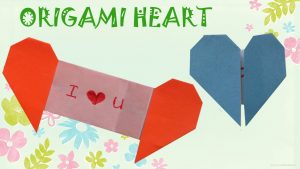 Diy Origami Heart Origami Heart With Message Origami Easy Youtube