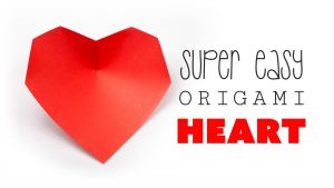 Diy Origami Heart Super Easy Origami Heart Tutorial Diy Paper Kawaii Youtube