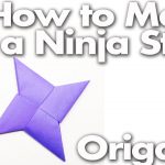 Diy Origami Step By Step How To Make A Ninja Star Shuriken Origami Easy Step Step