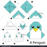 Diy Origami Step By Step Step Step Instructions How To Make Origami A Penguin Kids