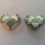 Dollar Bill Origami How To Fold Dollarany Bill Into A Heart Origami Crafts Diy