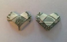 Dollar Bill Origami How To Fold Dollarany Bill Into A Heart Origami Crafts Diy