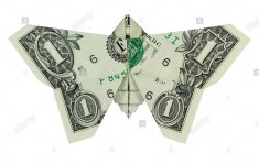Dollar Bill Origami Money Origami Butterfly Insect Folded With Real One Dollar Bill