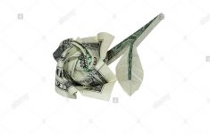 Dollar Bill Origami Money Origami Rose Flower Folded With Real One Dollar Bill Isolated