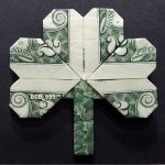 Dollar Bill Origami Money Origami Shamrock Dollar Bill Art 3 Leaf Clover Youtube