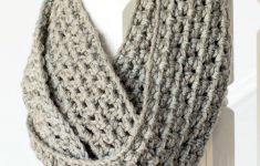 Double Knitting Tutorial Scarfs Basic Chunky Infinity Scarf Crochet Pattern Crochet Scarves