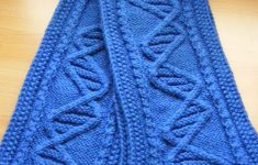 Double Knitting Tutorial Scarfs Free Knitting Pattern For Dna Scarf This Scarf Features A Cable
