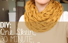 Double Knitting Tutorial Scarfs How To Arm Knit Tutorial Including Video Simplymaggie