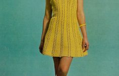 Dress Knitting Pattern Pdf Digital Vintage Knitting Pattern Ladies Girls Sixties Sleeveless