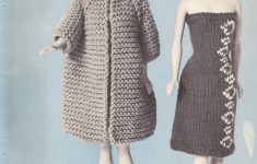 Dress Knitting Pattern Vintage Knitting Pattern Raglan Coat And Strapless Dress For Etsy