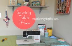 Dyi Sewing Table Diy Drop In Sewing Table Hack The Quilters Planner