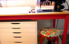 Dyi Sewing Table Sew At Home Mummy Tutorial Ikea Hack The Ingo Sewing Table For My