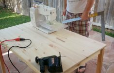 Dyi Sewing Table Sew Et Diy Ikea Sewing Table Hack