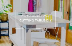Dyi Sewing Table Sewing Cutting Table Diy For Your Craft Or Sewing Studio Closet