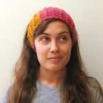 Earwarmer Knitting Patterns Head Bands Megan E Sass Handknits Free Knitting Pattern Chunky Colorblock