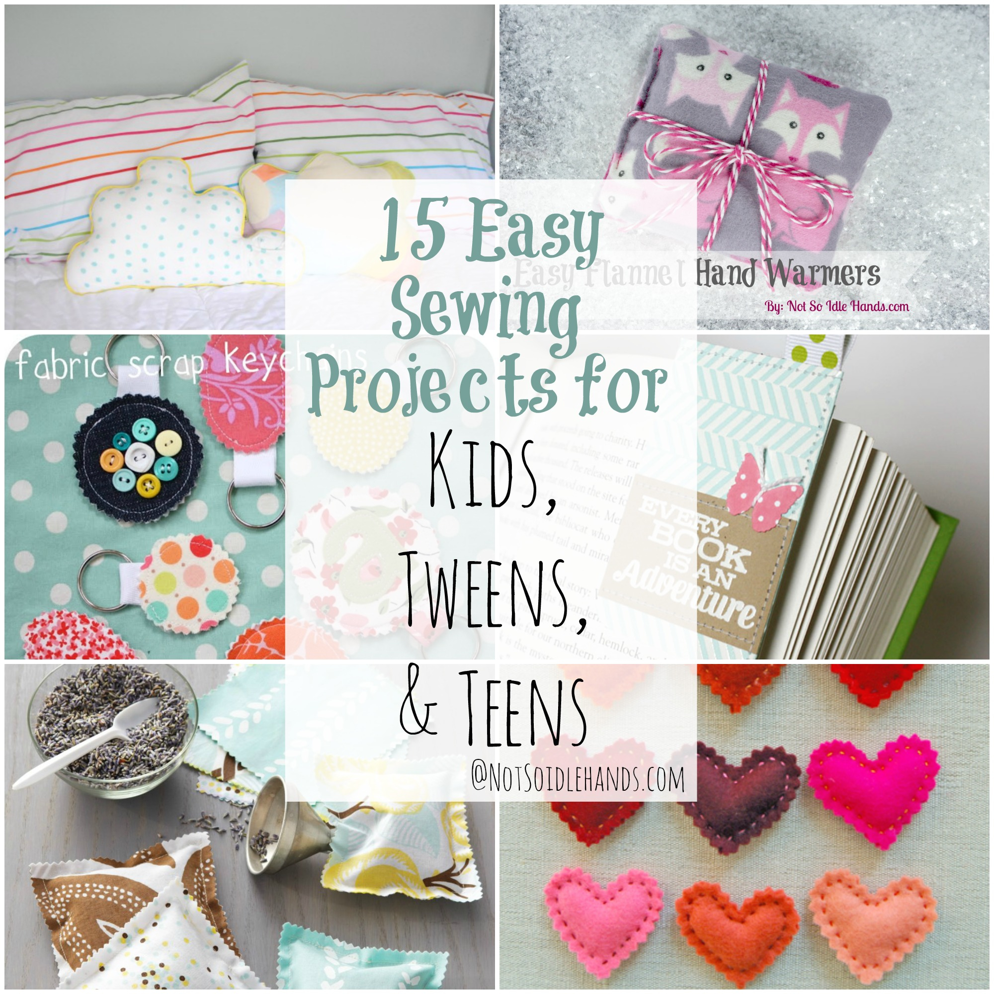 Easy Hand Sewing Projects For Teens 15 Easy Sewing Projects For Kids Tweens And Teens