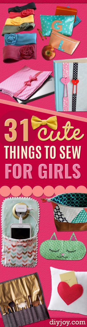 Easy Hand Sewing Projects For Teens 31 Cute Things To Sew For Girls