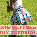 Easy Hand Sewing Projects For Teens How To Make A Simple Girls Skirt Beginner Sewing Youtube