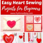 Easy Hand Sewing Projects Simple Easy Heart Sewing Projects For Beginners Sewing Tutorials Sewing
