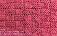 Easy Knitting Patterns Basket Stitch Free Knitting Tutorials Watch Knitting Pattern 8