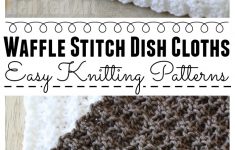 Easy Knitting Patterns Waffle Stitch Dish Cloth Knitting Pattern Red Ted Arts Blog