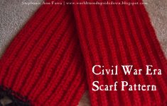 Easy Knitting Patterns World Turnd Upside Down Easy Knitting Civil War Scarf Comforter
