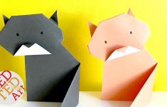 Easy Origami For Kids Easy Origami Cat Paper Diys Origami For Kids Very Easy Youtube