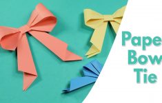 Easy Origami For Kids Easy Origami For Kids Paper Bow Tie Simple Paper Craft Idea For